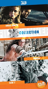 3D Collection: Drive Angry / Conan the Barbarian / Saw 7 (Blu-Ray)